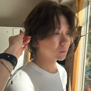 セミロング パーマ メンズ cope'u  emu所属・cope'u moneのヘアスタイル