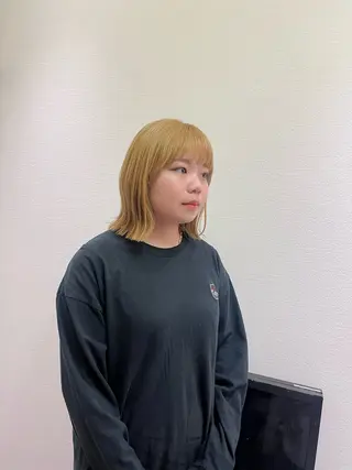 ミディアム Rosierbleu 道正のヘアスタイル