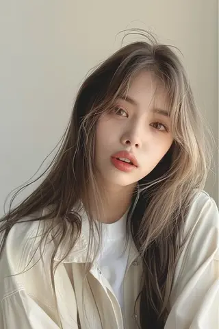 セミロング カラー lana hair 新宿/髪質改善/韓国のヘアスタイル