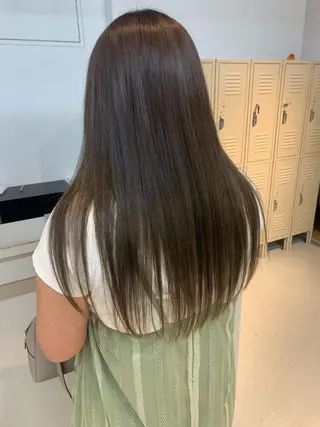 ロング カラー ハッシュカット/ハイ トーン/MANAMIのヘアスタイル