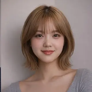 ショート カラー Aura所属・丸山 心 / 艶カラーのヘアスタイル