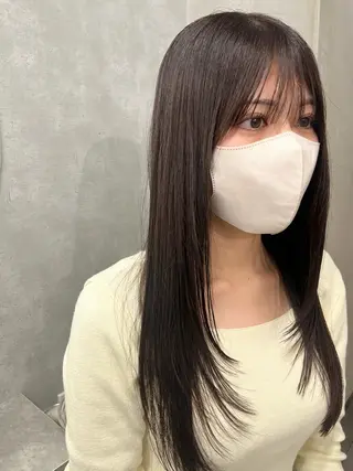 ロング カラー anon Loemのヘアスタイル