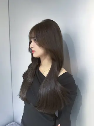 ロング カラー 髪質改善/透明感ヘア にちか🐰のヘアスタイル