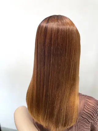 セミロング カラー 髪質改善&ヘッドスパ FLEUR焼津所属・🌸フルール　長谷川 愛🌸のヘアスタイル