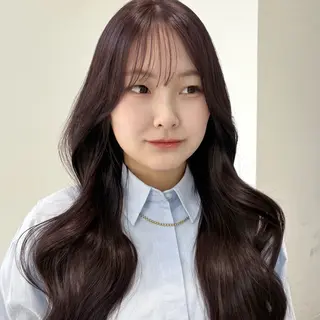 ロング 似合わせ前髪／ 小顔カット🎀そうのヘアスタイル