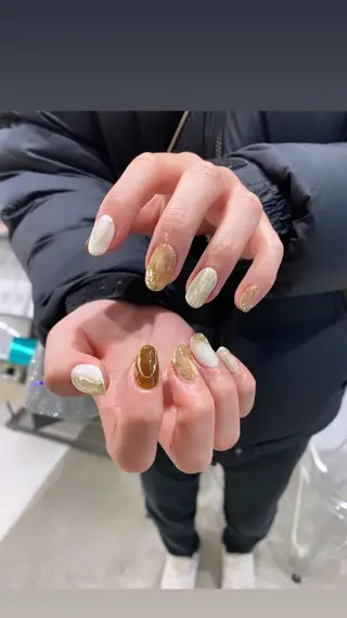 ネイル emu所属・けいこ🍊ニュアンス ネイル/個性派ネイルのネイルデザイン