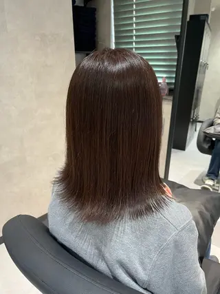 ミディアム カラー 《.Xian》ナツミ /艶髪/暖色/ボブのヘアスタイル