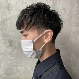 メンズ ♡くすみトレンド ♡Rikutoのヘアスタイル