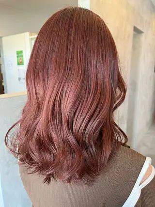 ミディアム カラー Salon de  COCO所属・Yuka /ツヤカラー✨のヘアスタイル