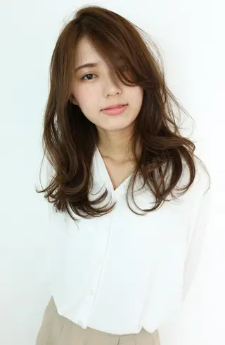 セミロング カラー ハイライト/髪質改善 ✂️十河祐輝のヘアスタイル