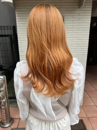 ミディアム カラー Grit 元町店のヘアスタイル