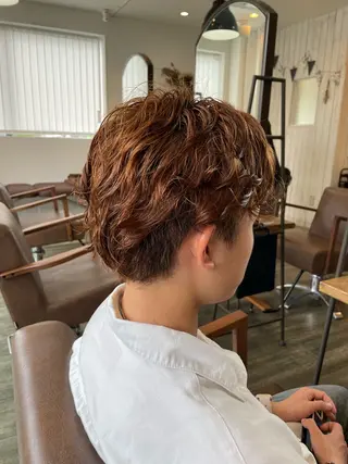 パーマ メンズ ゴトウ  アヤ bisou hairのヘアスタイル