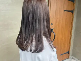 セミロング カラー 柔らかカラー🥛 mayucoのヘアスタイル