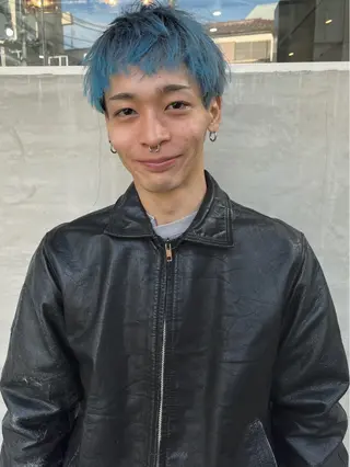 ショート カラー メンズ 金井京介/レイヤー /ボブパーマのヘアスタイル