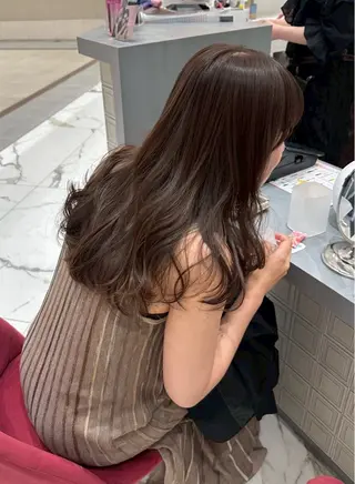 セミロング カラー La Bless 北浜プラザ所属・La  Bless/ 北浜/来実💖のヘアスタイル