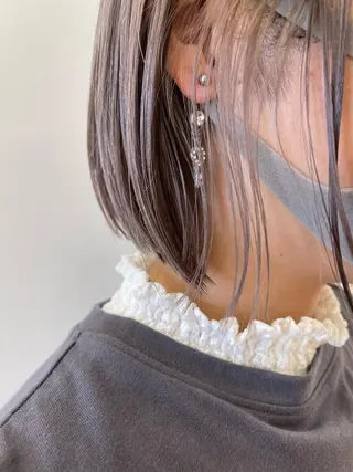 ショート カラー 🍀自然＆長持ち♪ 縮毛矯正の匠✨️のヘアスタイル