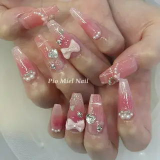 ネイル HANA 長さだしのネイルデザイン