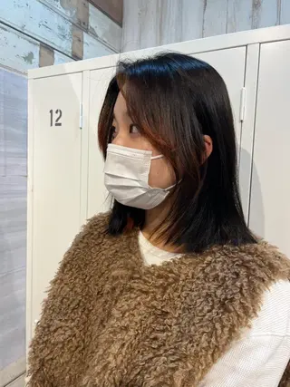 ミディアム カラー haruka 🩶のヘアスタイル