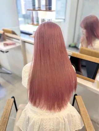 セミロング カラー ai 梅田/暖色カラーのヘアスタイル