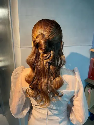 ヘアアレンジ charm《銀座》 ヘアセット/縮毛矯正のヘアスタイル