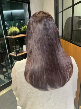 セミロング カラー yuuri🎀/大宮 /韓国ヘア/レイヤーのヘアスタイル