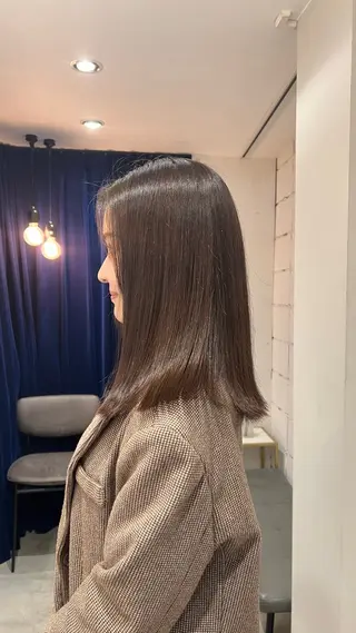 セミロング カラー ☆ HARUKA ☆のヘアスタイル