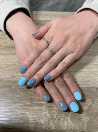 カラー 自宅サロン FeelFreeのネイルデザイン