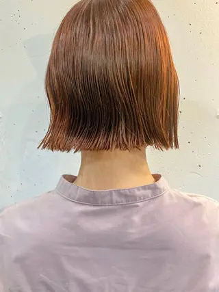 ショート カラー 長井 美佳のヘアスタイル