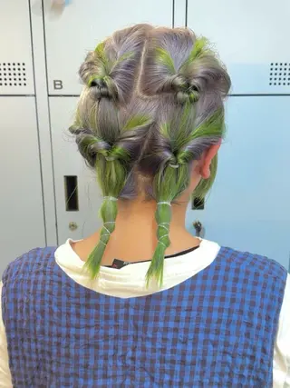 セミロング カラー 💍絶対に可愛く💍 履歴修正SAKI🐰のヘアスタイル