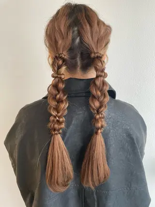 ヘアアレンジ Mimosa ︎✿HINATA︎✿のヘアスタイル