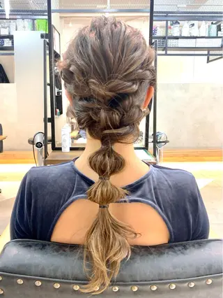 ロング ヘアアレンジ Kureha/ネイル トレンドヘアのヘアスタイル