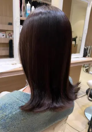 ミディアム カラー 横浜/韓国風/ヘアメ /ユイナ🎀のヘアスタイル