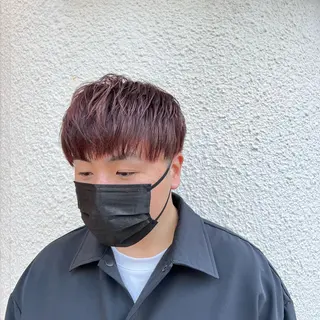 ショート カラー メンズ 茅ヶ崎パーマ特化/ スパイラル/ハルキのヘアスタイル