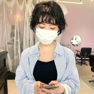 ショート パーマ Bonheur所属・Bonheur銀座 /runaのヘアスタイル
