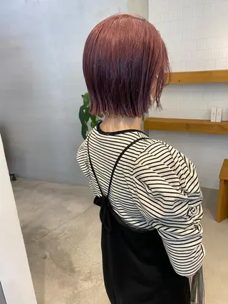 ショート カラー 、 、のヘアスタイル