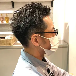 ショート メンズ 江里 太介のヘアスタイル