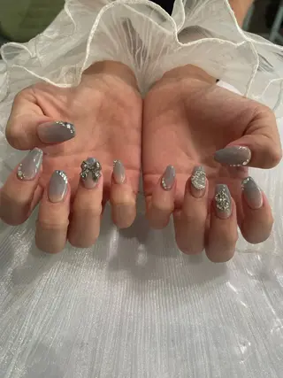 ネイル るか/透明感 カラー/アレンジのヘアスタイル