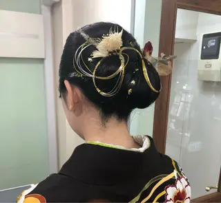 ロング ヘアアレンジ edge.所属・くまがい みゆ【edge.】のヘアスタイル