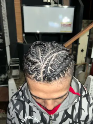 セミロング ヘアアレンジ メンズ 藤田 希羅のヘアスタイル