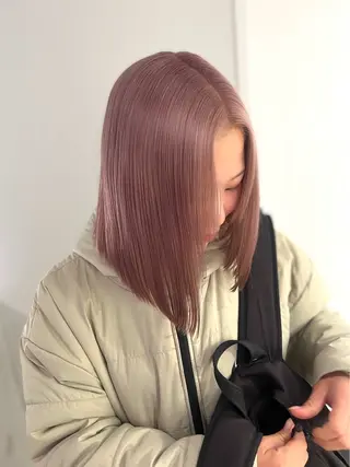 ロング カラー LINDO TOKYO所属・ミルクティー /asumi♡のヘアスタイル