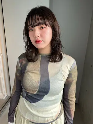 ミディアム パーマ お悩み解決パーマ hana🩰のヘアスタイル