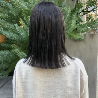 カラー パーマ/透明感カラー 小松のヘアスタイル