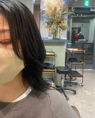 ロング カラー ヘアアレンジ 🎀 amii Hitomi 🎀のマツエク・マツパデザイン