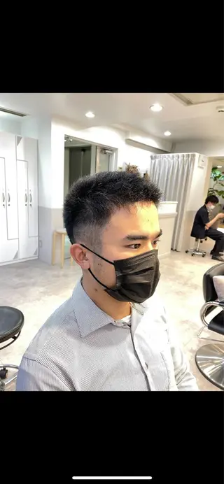 メンズ 木下英治/ウルフ /レイヤー/銀座のヘアスタイル