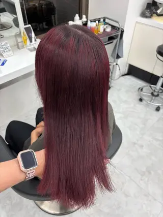 カラー かわいい艶髪🤍 れいな🤍のヘアスタイル