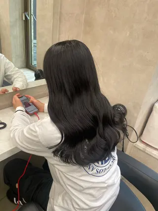 ロング カラー ヘアアレンジ 💗横浜美容室 💗HARUNAのヘアスタイル