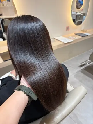 ロング カラー レイヤー/透明感/髪 質改善/メンズ/佐藤のヘアスタイル