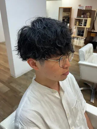 パーマ メンズ Osawa Yutoのヘアスタイル