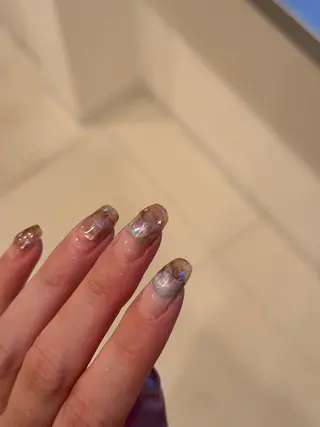 ネイル なんば堀江/育爪施術 ニュアンス✻Kaphのネイルデザイン