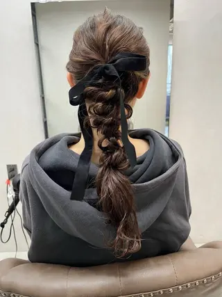 ロング 🌟天王寺ヘアセット 🥑アレンジ師🌟のヘアスタイル